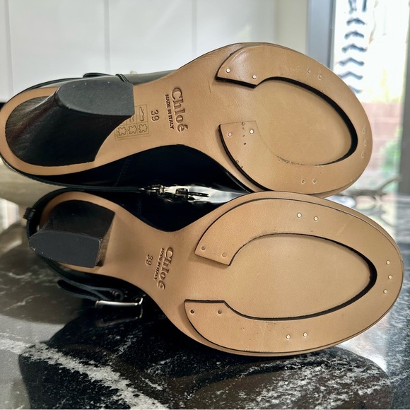 Chloe leather ankle boots never worn size 9 - Picture 4 of 6